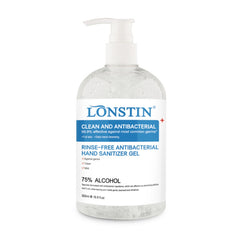 Lonstin Hand Sanitiser Gel 400ml - Premium Quality Hand Gel - J&S Wholesale